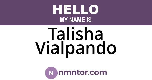 Talisha Vialpando