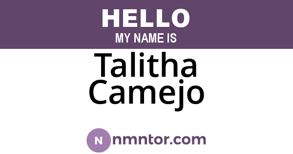 Talitha Camejo