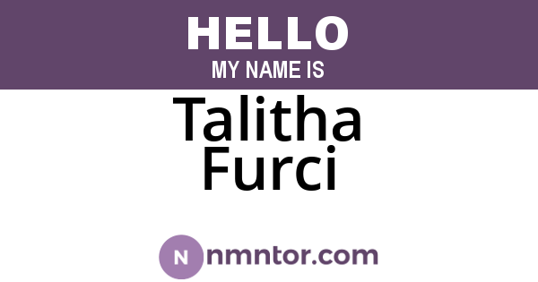 Talitha Furci