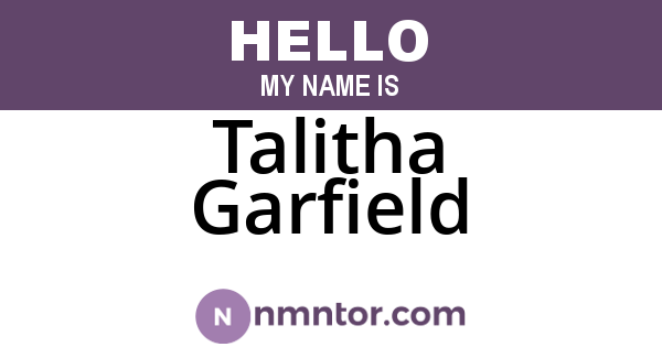 Talitha Garfield