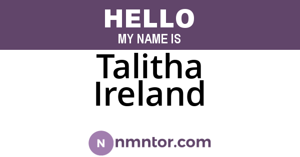 Talitha Ireland
