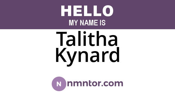 Talitha Kynard