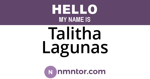 Talitha Lagunas