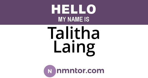 Talitha Laing