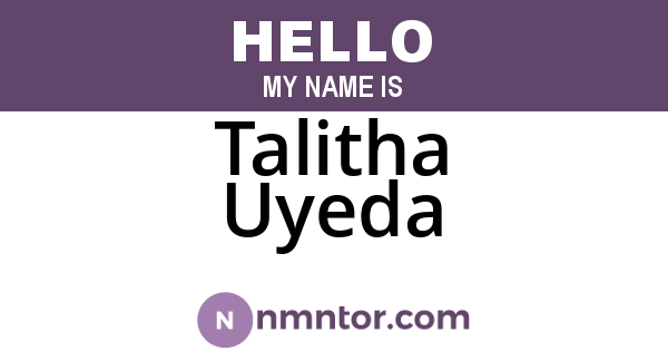 Talitha Uyeda