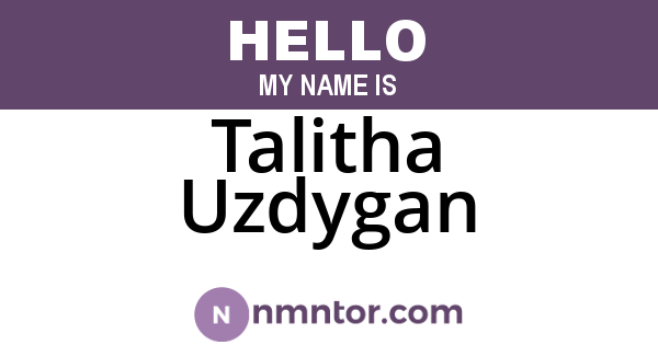 Talitha Uzdygan