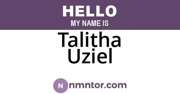 Talitha Uziel
