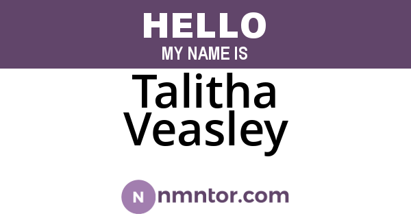 Talitha Veasley