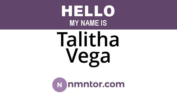 Talitha Vega