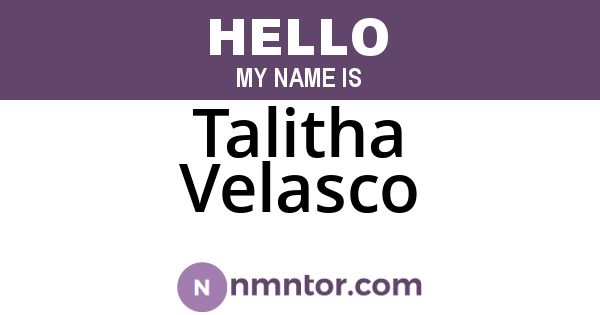 Talitha Velasco