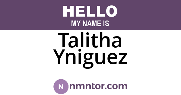 Talitha Yniguez