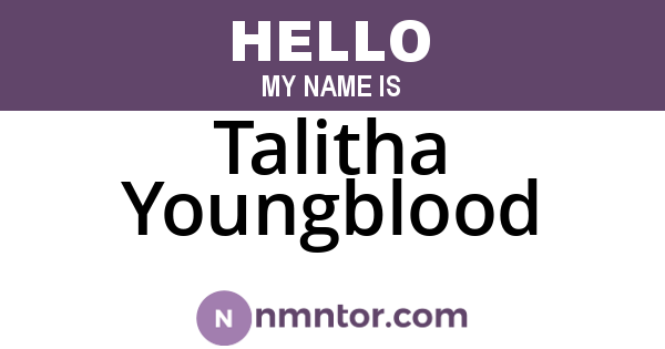 Talitha Youngblood