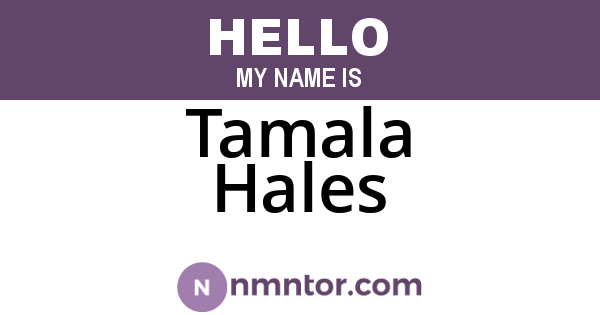 Tamala Hales