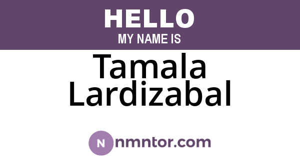 Tamala Lardizabal