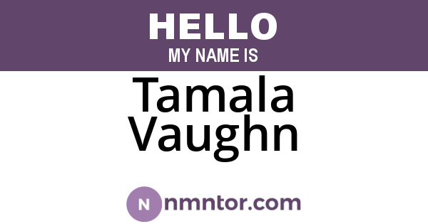 Tamala Vaughn