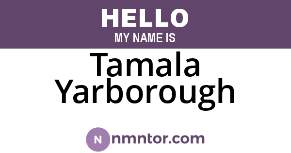 Tamala Yarborough