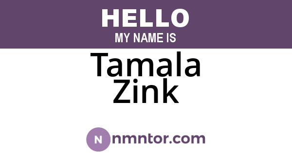 Tamala Zink