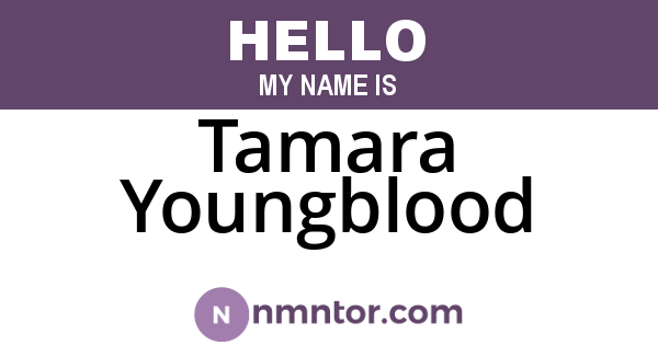 Tamara Youngblood