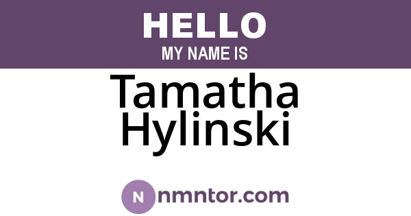 Tamatha Hylinski