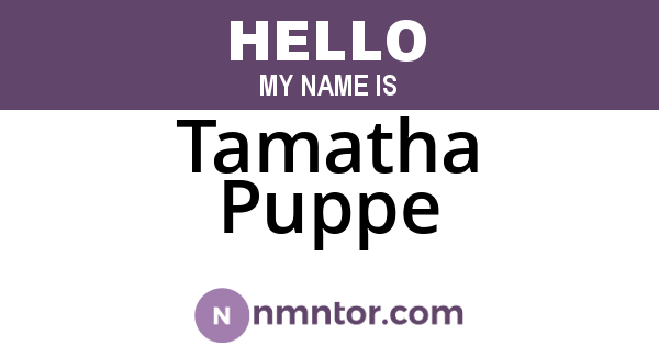 Tamatha Puppe