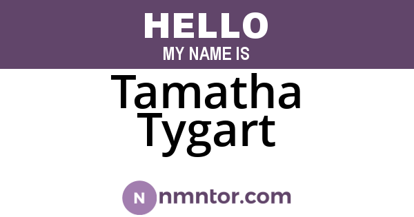 Tamatha Tygart