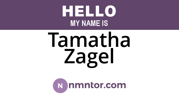 Tamatha Zagel