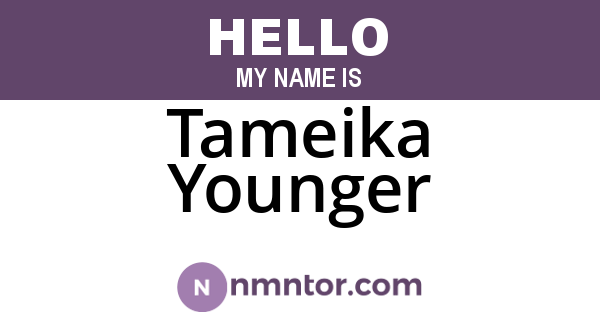 Tameika Younger