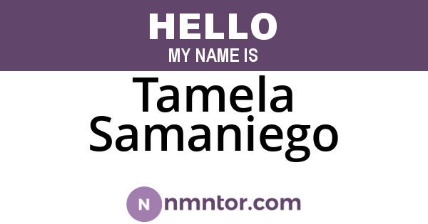 Tamela Samaniego