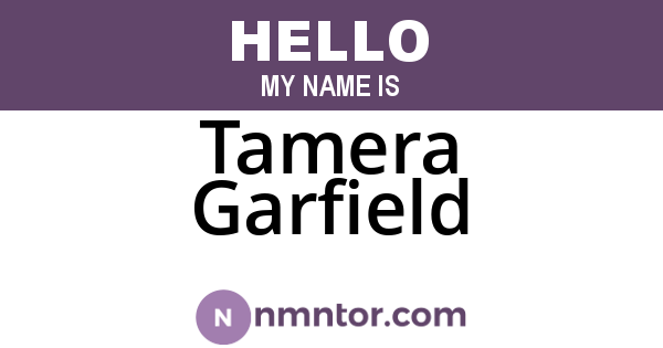 Tamera Garfield