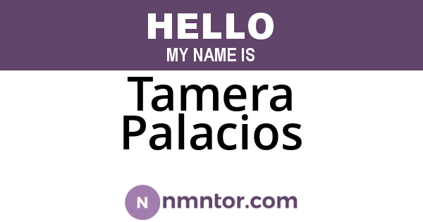 Tamera Palacios