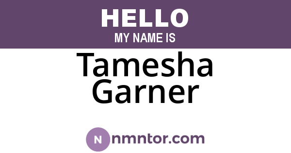 Tamesha Garner
