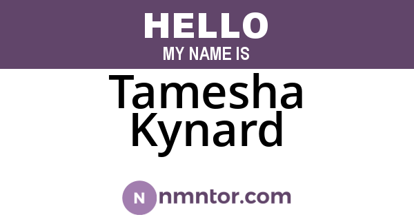 Tamesha Kynard