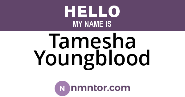 Tamesha Youngblood