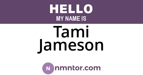 Tami Jameson