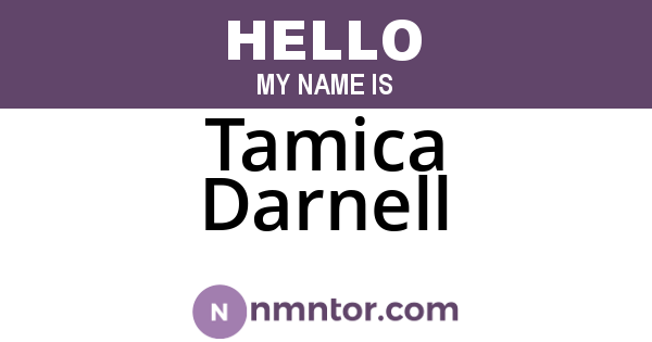 Tamica Darnell
