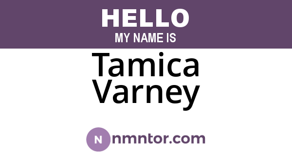 Tamica Varney