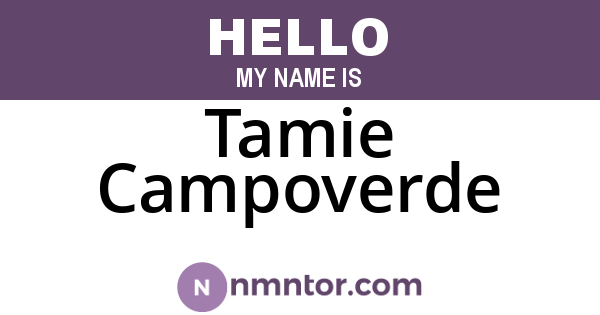 Tamie Campoverde