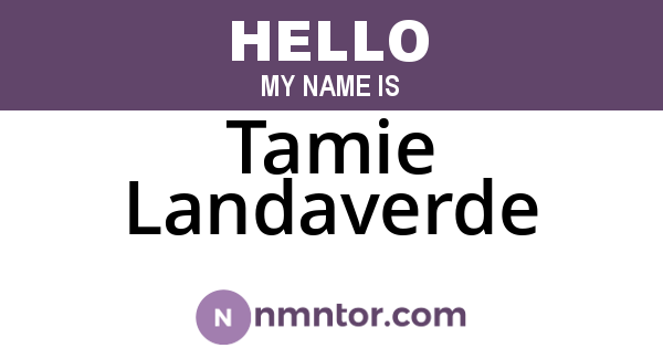 Tamie Landaverde