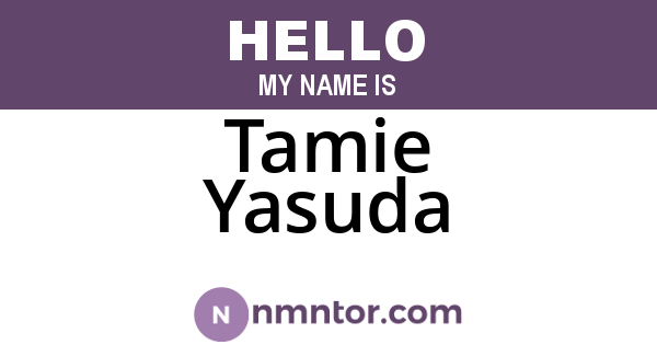 Tamie Yasuda