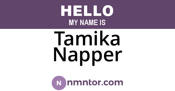 Tamika Napper