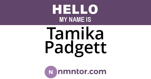Tamika Padgett
