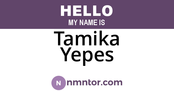 Tamika Yepes