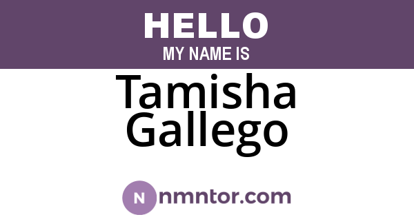 Tamisha Gallego