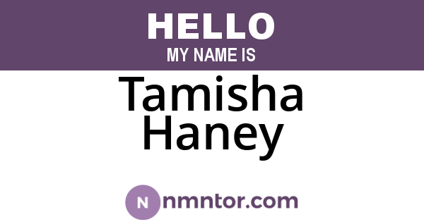 Tamisha Haney
