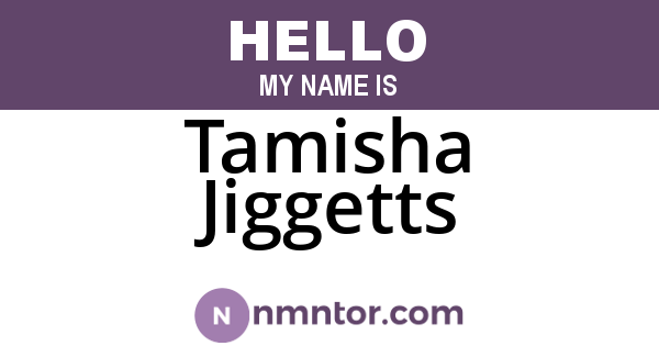 Tamisha Jiggetts