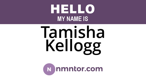 Tamisha Kellogg