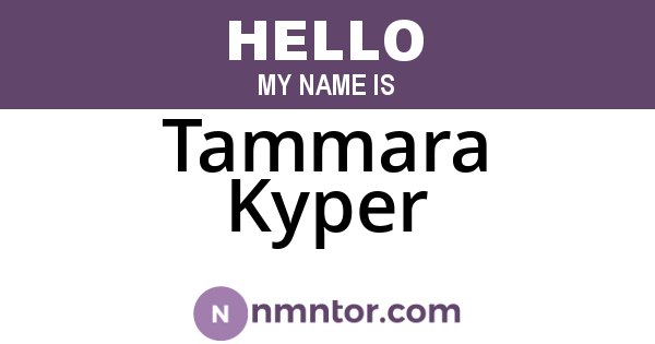 Tammara Kyper