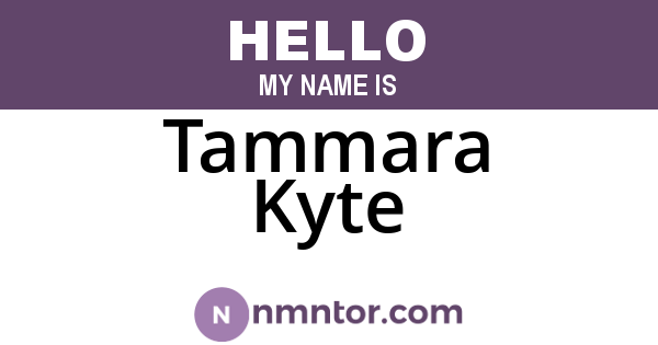 Tammara Kyte