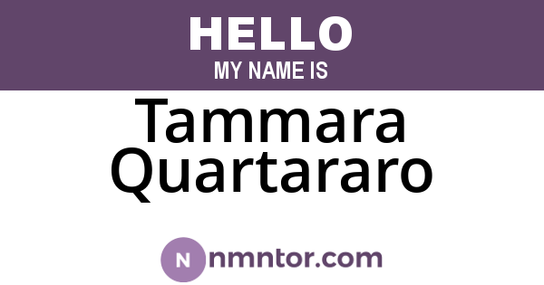 Tammara Quartararo