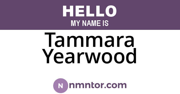Tammara Yearwood
